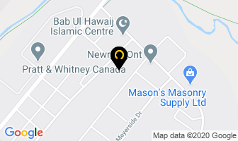 Road Flash Trucking in Mississauga map