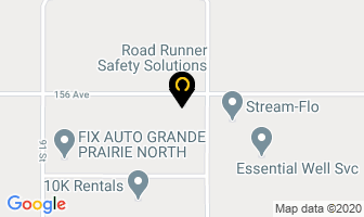 Road Runner Safety Solutions Ltd in Grande Prairie map