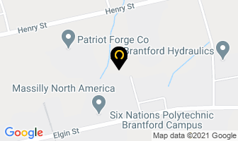 Road Services International in Brantford map
