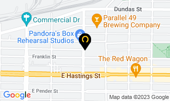 Roadhouse Homes in Vancouver map