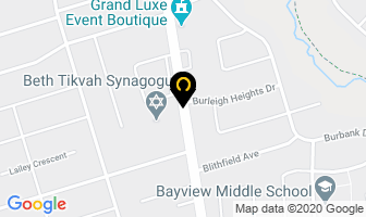Robbbins Hebrew Academy in North York map