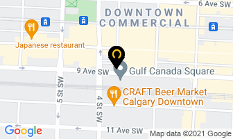 Robert Half Legal in Calgary map