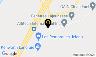 Robert Hydraulique Inc in Lanoraie map