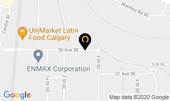 Robert White, Cga in Calgary map