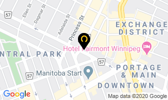 Robertson College in Winnipeg map