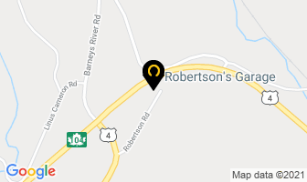 Robertson's Garage in Barneys River Station map