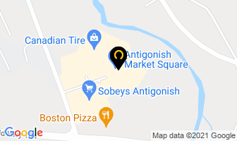 Robin's Donuts in Antigonish map