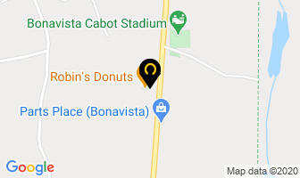 Robin's Donuts in Bonavista map