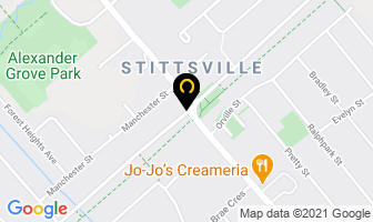Robins Nail Salon in Guelph map