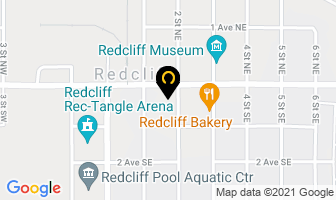 Robinson Insurance Centre in Redcliff map