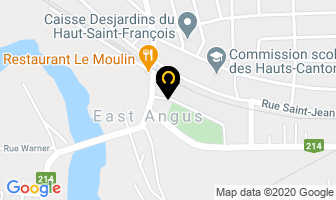 Roch Coderre Et Julie Roberge in East Angus map
