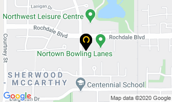 Rochdale Carwash in Regina map