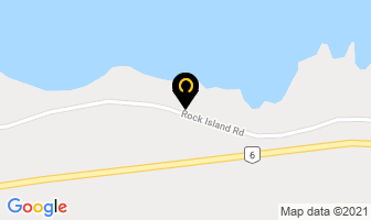 Rock Island Resort in Nakusp map