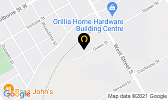 Rockey's Tackle Services in Orillia map