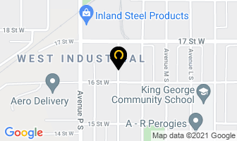 Rock's Construction Service in Saskatoon map