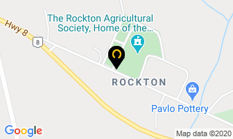 Rockton World's Fairground in Hamilton map