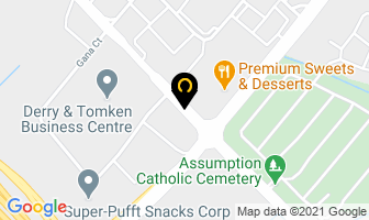 Rockwood Construction in Mississauga map