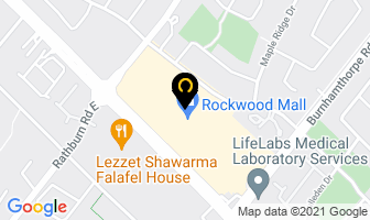 Rockwood Florist in Mississauga map