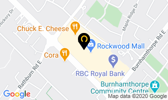 Rockwood Optical in Mississauga map