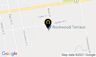 Rockwood Terrace in Durham map