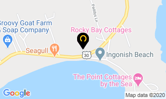 Rocky Bay Cottages in Ingonish Beach map