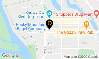 Rocky Mountain Bagel Co in Canmore map