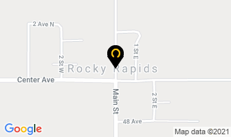 Rocky Rapids Store in Rocky Rapids map