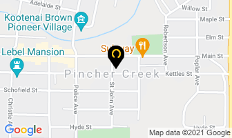 Rocky Ridge Eye Centre in Pincher Creek map