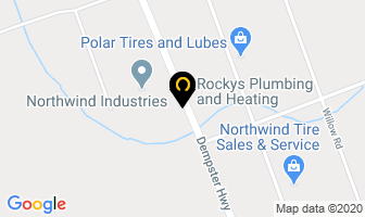 Rocky's Plumbing And Heating Ltd in Inuvik map