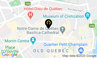 Rodrigue B&eacute;dard Inc in Ville de Québec map