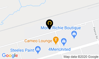 Roger Autobody in Vaughan map