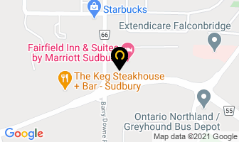 Rogers in Sudbury map