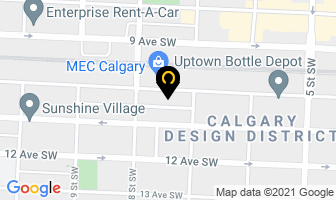 Rogers Brian Qc in Calgary map