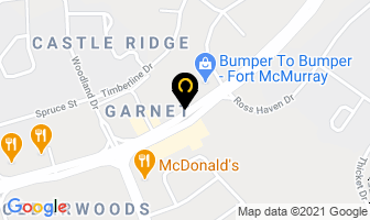 Roger's Entertainment in Fort McMurray map
