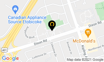 Roger's Limousine in Orillia map