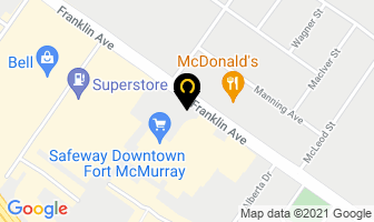 Rogers Plus in Fort McMurray map