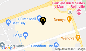 Rogers Quinte Mall in Magog map