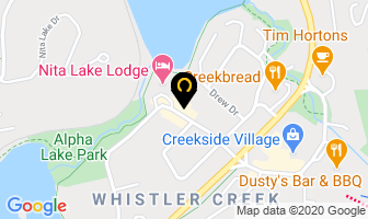 Rolands Creekside Beer & Wine Store in Whistler map