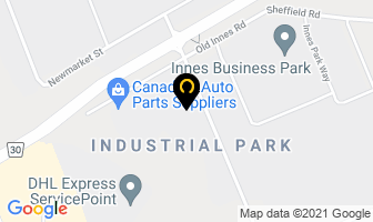 Romco Products in Guelph map
