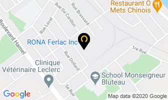 Rona Ferlac Inc. in Saint-félicien map