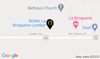 Rona La Broquerie Lumber in Division No. 22 map