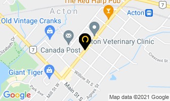 Ronald Henry Law Office in Acton Vale map