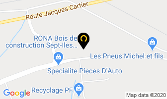 Ronaopen Bois De Construction Sept-Iles Cartier Ltée in Cranbrook map