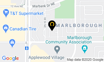 Ron's Flooring in Calgary map