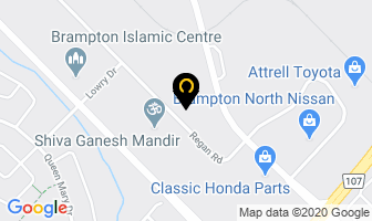 Ron's Mobile Wash in Brampton map