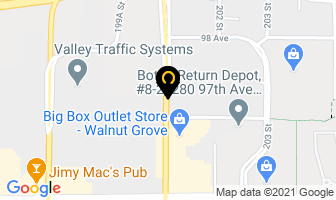 Roofing Contractors Association Of Bc in Langley map
