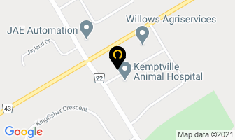 Rooney Feeds Ltd in Kemptville map