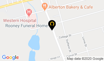 Rooney Funeral Home in Port Dover map
