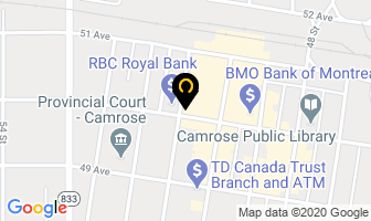 Rose City Memorials Ltd in Camrose map