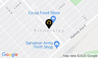 Rose Construction in Kindersley map